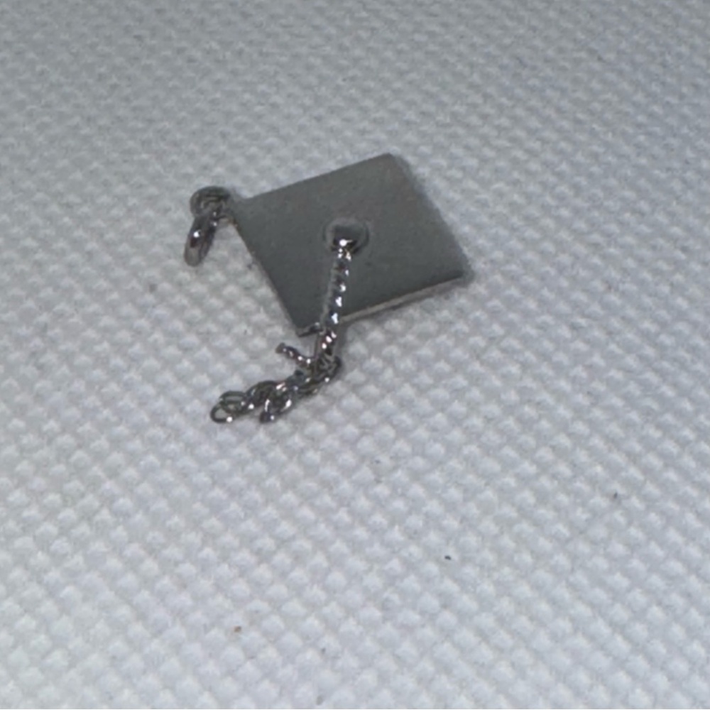 Wells Sterling Silver Graduation Cap Charm